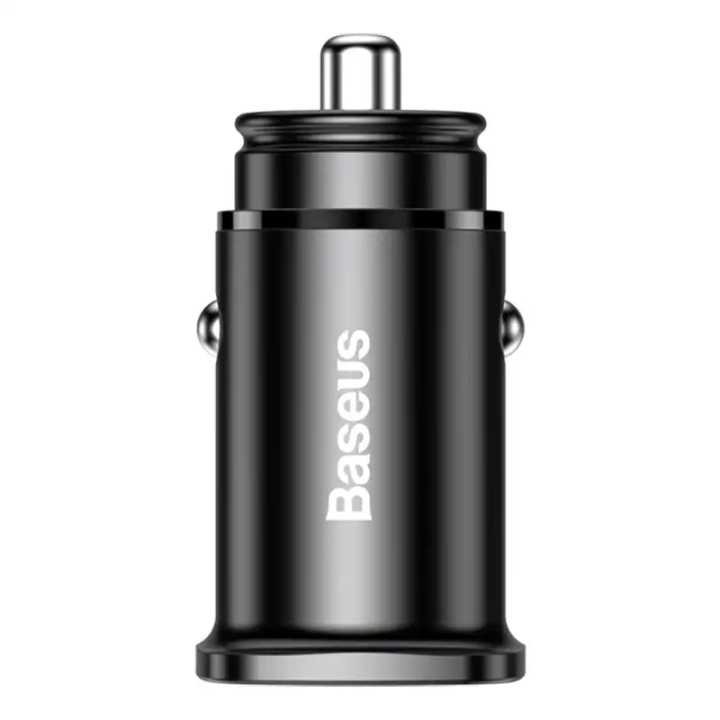 Автомобильное зарядное устройство Baseus Square PPS QC4.0/PD3.0 5А 30Вт (черное)