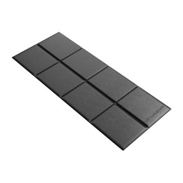 Urevo treeningvarustuse matt, 160 cm x 65 cm (must)