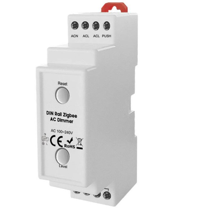 DIN RAIL DIMMER LED VALGUSTUS GL RF SERIES 2,4 GHz ZIGBEE HUE TUYA