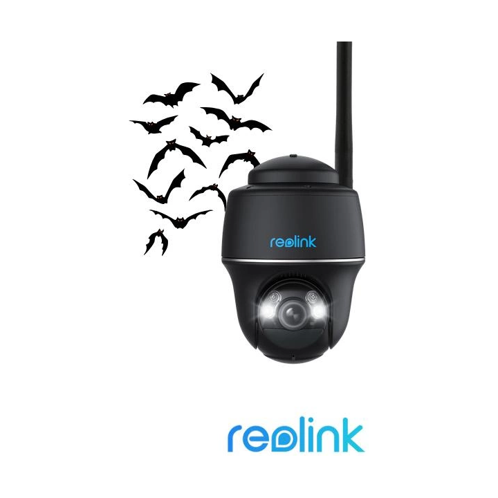 Reolink Argus Series B430 IP kamera 5 MP Wi-Fi, ar akumulatoru darbināma, melna