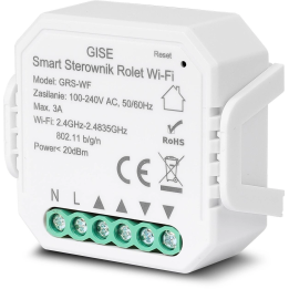 GISE Smart GRS-WF – Wi‑Fi Tuya roller shutter controller, GEN 2