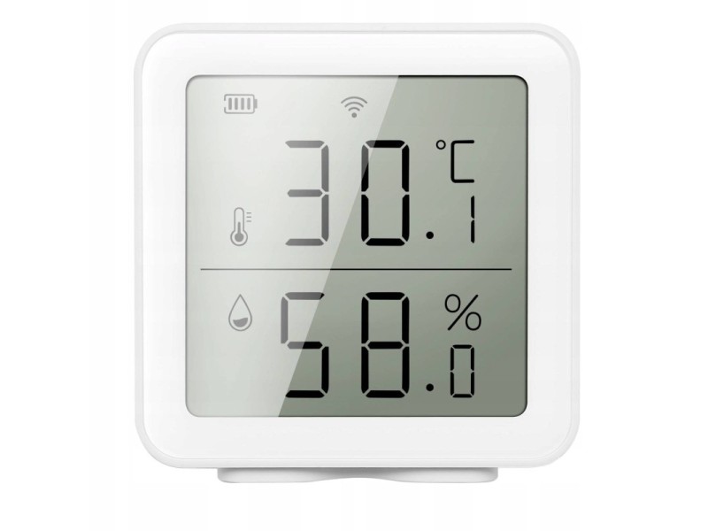 TUYA LCD WiFi temperatūras un mitruma sensors