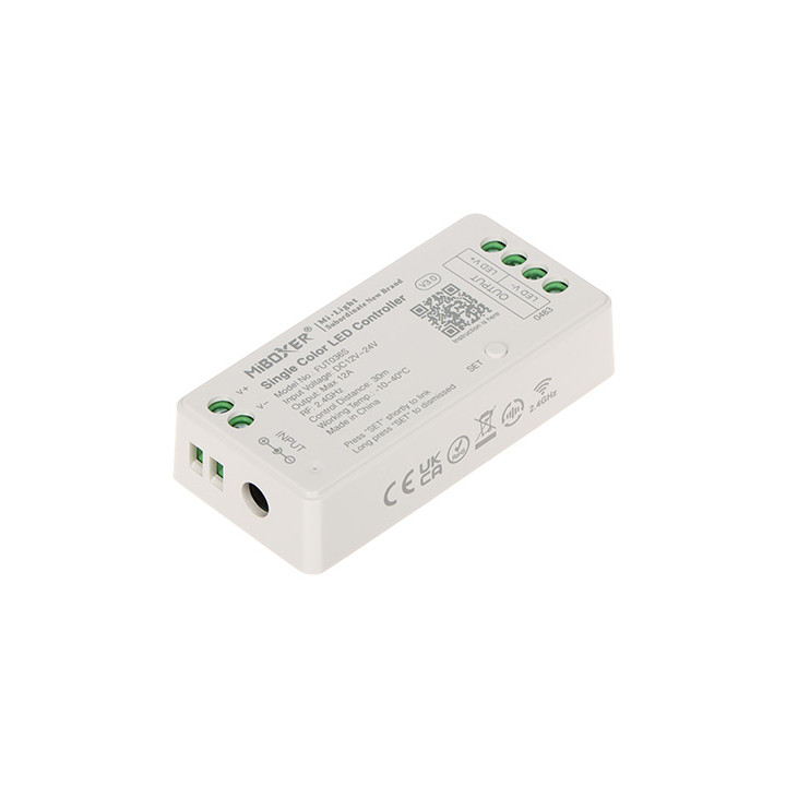 LED APŠVIETIMO VALDIKLIS LED-W-WC/RF 2,4 GHz, MONO 12&amp;nbsp;... 24&amp;nbsp;V DC MiBOXER / Mi-Light