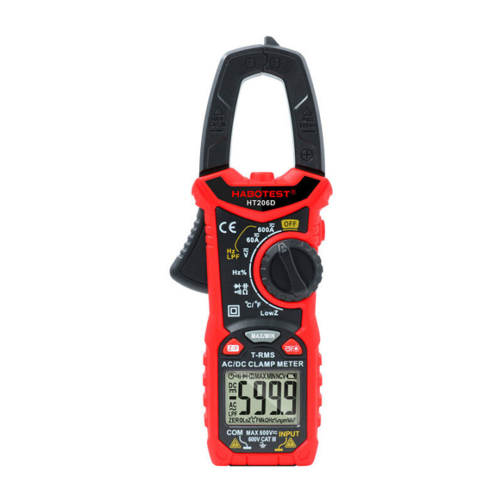 Digital Clamp Meter Habotest HT206D True RMS, NCV, LPF