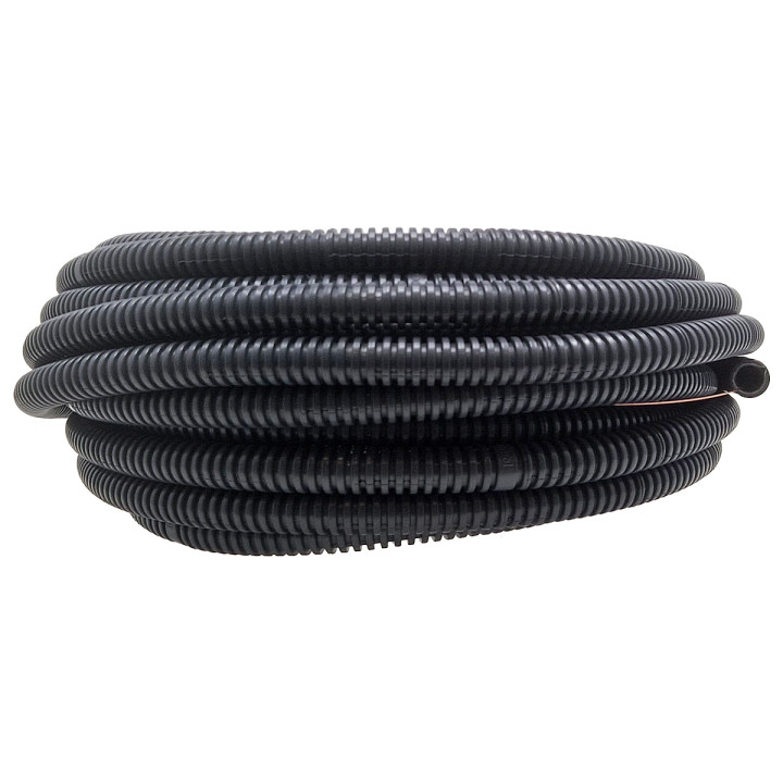 Elastīga āra gofrēta caurule ar pilotu 16mm/750N/25m