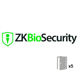 ZKTECO ZKBIOSECURITY-5D biometrinės prieigos valdymo terminalas su pirštų atspaudais, veidu, delnu, RFID ir PIN
