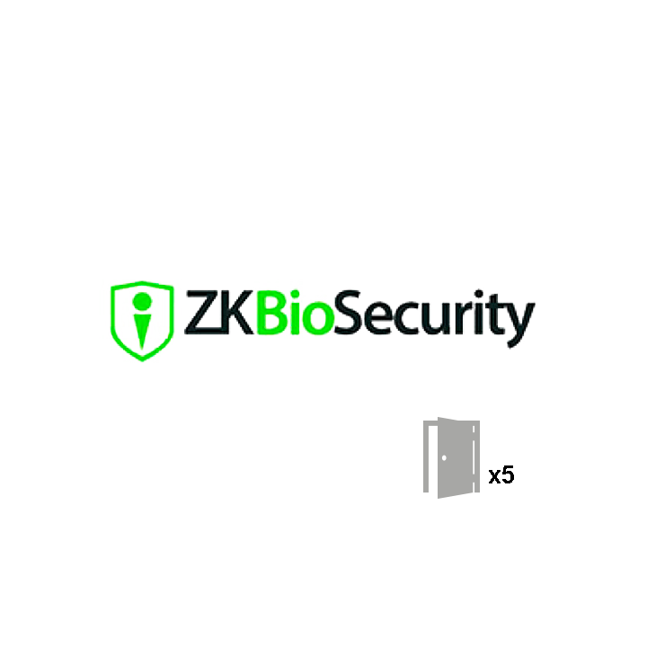 ZKTECO ZKBIOSECURITY-5D biometrinės prieigos valdymo terminalas su pirštų atspaudais, veidu, delnu, RFID ir PIN