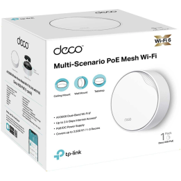 TP-LINK DECO X50-POE namų „Wi-Fi Mesh“ sistema (1 pakuotė)