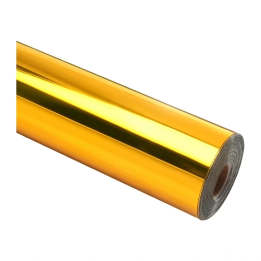 HTVRONT kroommetallist isekleepuv kile, 30,5 cm x 90 cm (kuldne)