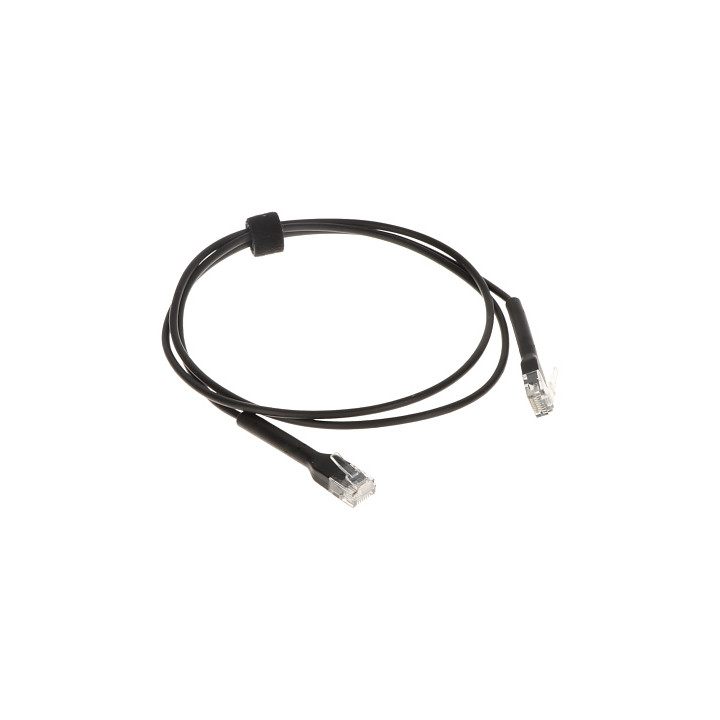 Кабель (Patch Cord) UBIQUITI UC-PATCH-1M-RJ45-BK, 1м, RJ45, черный