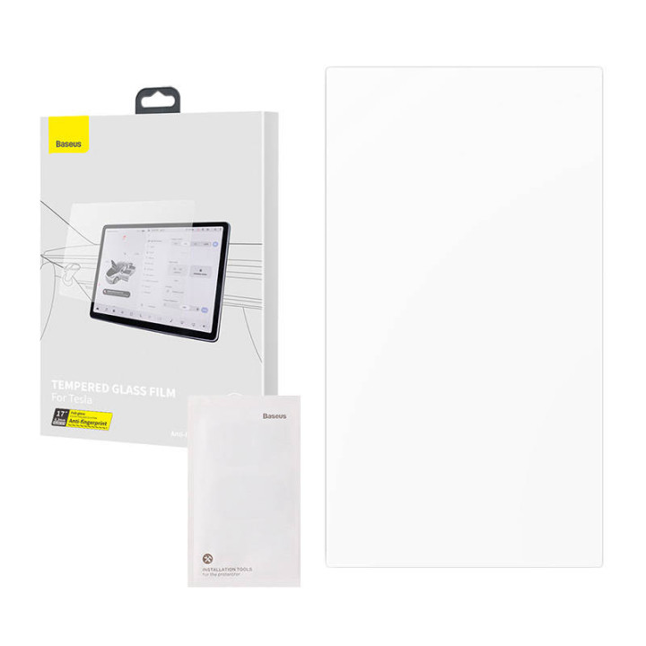 Baseus Crystal Tempered Glass Screen Protector 0.3mm for Tesla Model X/S 17" SGBL062502