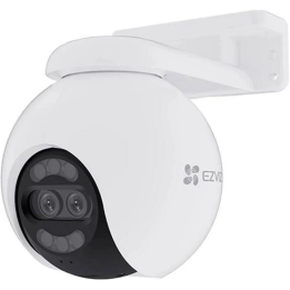EZVIZ CS-H80x двойная 4K сферическая IP-камера видеонаблюдения, 8Мп+2Мп, объектив 4мм, для помещений/улицы, потолочный/настенный