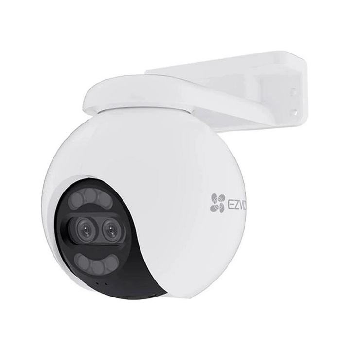 EZVIZ CS-H80x dviguba 4K sferinė IP stebėjimo kamera, 8MP+2MP, 4mm objektyvas, vidaus/lauko, lubų/sienos montavimui