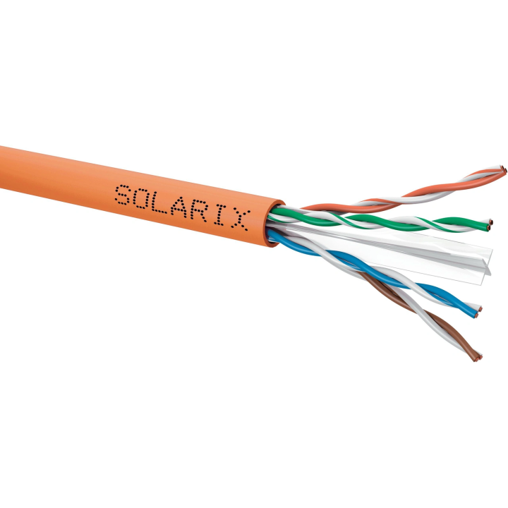 Solarix CAT.6 U/UTP LSOHFR B2ca s1d1a1 витая пара 500 м