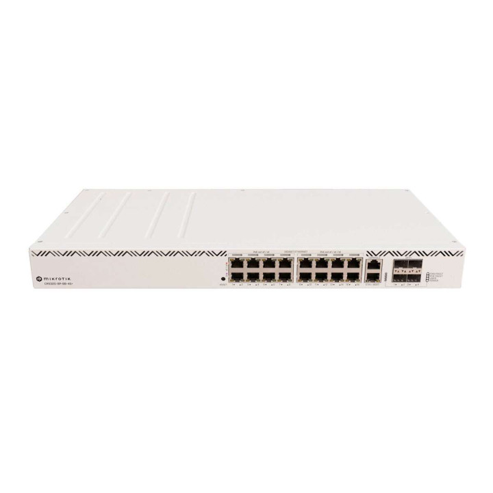MikroTik CRS320-8P-8B-4S+RM PoE коммутатор, 8x GbE PoE+, 8x GbE PoE++, 4x SFP+, RouterOS L5