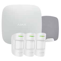 AJAX AJ-HUBKIT-PRO-S Smart Home Gateway Hub, 230V AC, valkoinen