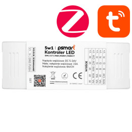 5-in-1 LED-ohjain Himmeä CCT RGB RGBW RGBCCT 5-24V 15A PX-sarja ZigBee Tuya
