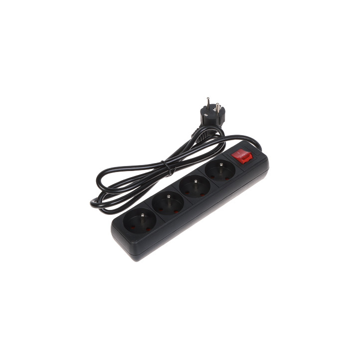 PR-1.5M-4G-SW/B Удлинитель 4 розетки 1.5м Белый