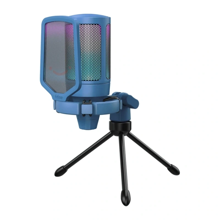 Игровой микрофон Fifine A6V (синий)