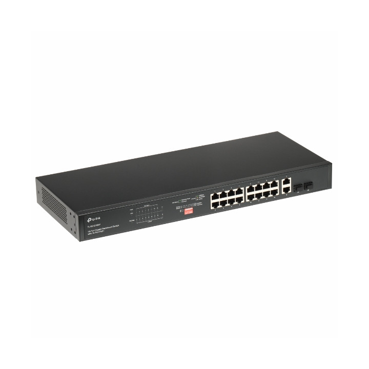 SWITCH POE TL-SG1218MP 16 PRIEVADŲ + 2X UPLINK + 2X SFP TP-LINK