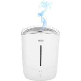 Adler gaisa mitrinātājs | AD 7971 | 30 W | Ūdens tvertnes tilpums 5 L | Ultraskaņas | Mitrināšanas jauda 100-250 ml/h | Balts
