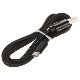 KABELIS USB-W-C/USB-W-1M/NYL-B 1,0 m