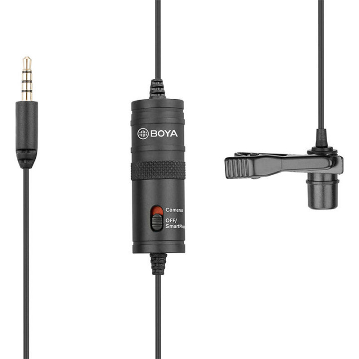 Mikrofoni Krawatowy BOYA BY-M1 DSLR Lavalier mikrofoni