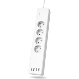 Hama WiFi Power Strip 4 ligzdas + 4xUSB