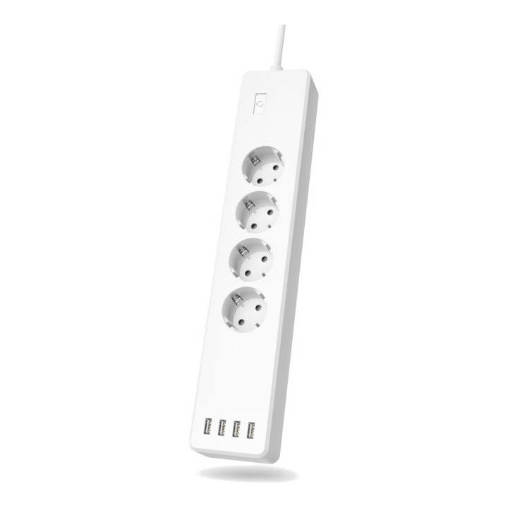 Hama WiFi Power Strip 4 lizdai + 4xUSB