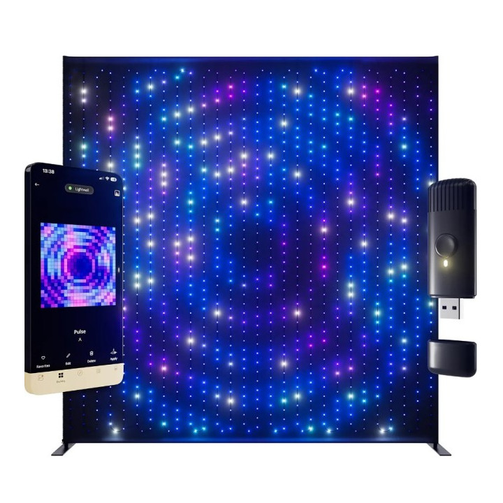 Twinkly Wall 1120 LED RGB черный
