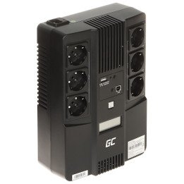 Источник бесперебойного питания Green Cell UPS06, 600 VA UPS Uninterruptible Power Supply
