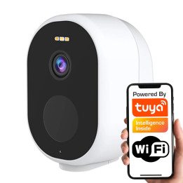 Sisä-/ulko-akkukamera 3 Mpx IP66 USB-C WiFi TUYA
