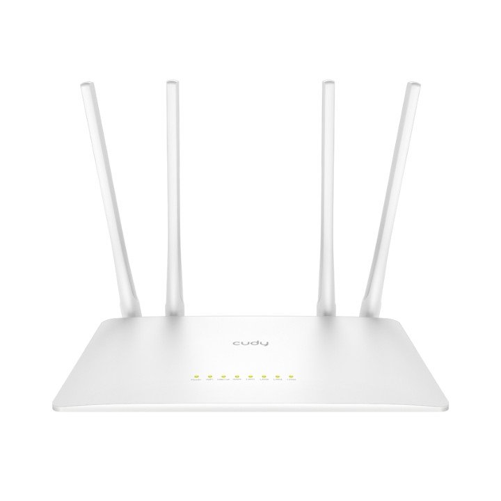 CUDY WR1200 Dual-Band Wi-Fi 5 Router, 300 Mbps + 867 Mbps