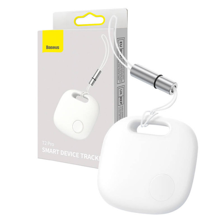 Baseus Intelligent T2 Pro, kadumisvastane seade (valge)