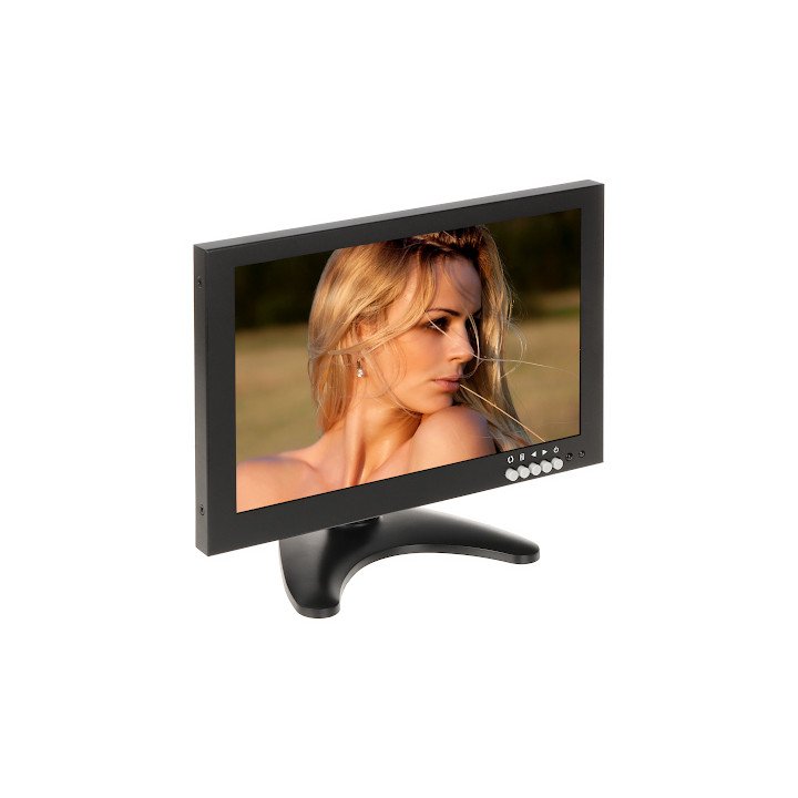Monitorius VM-1003M 10" Monitor with VGA, HDMI, Audio, Video, USB, Remote Control