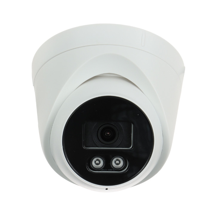 APTI APTI-80V3IL-28W-ECO 8MP 4K PoE IP-kaamera nutika hübriidvalgustusega, 2,8 mm fikseeritud objektiiviga, välivalvega