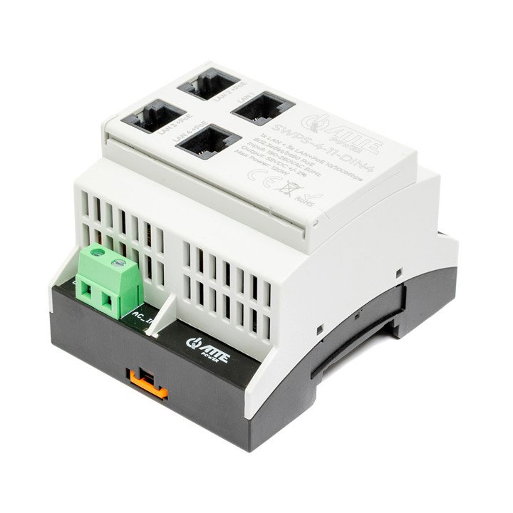 ATTE SWPS-4-11-DIN4 4-Port PoE Switch