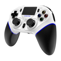 iPega Ninja PG-P4010B bezvadu kontrolieris / GamePad PS4 skārienpaliktnis (balts)