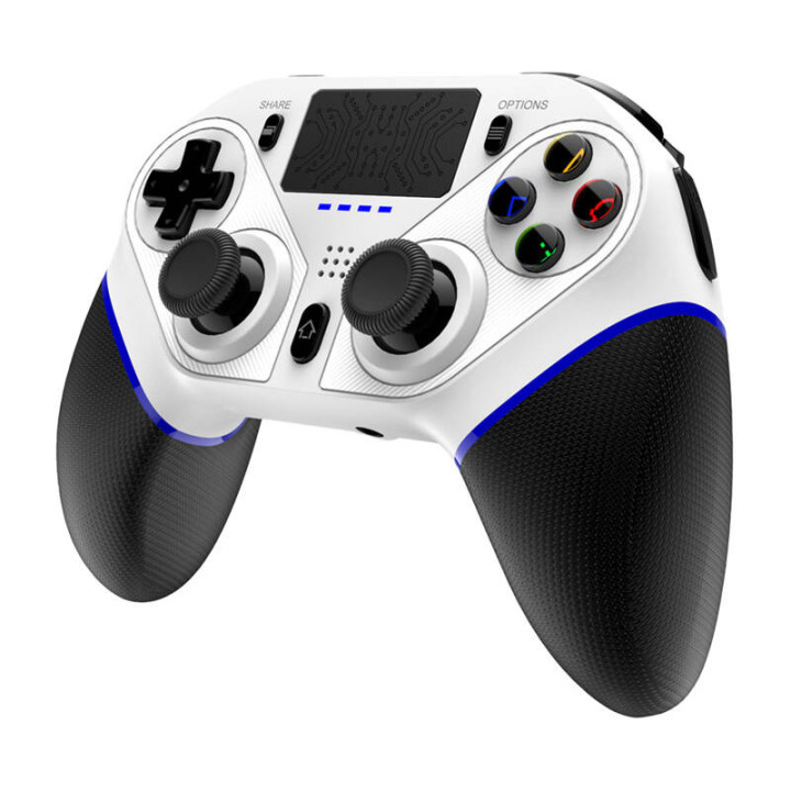 iPega Ninja PG-P4010B bezvadu kontrolieris / GamePad PS4 skārienpaliktnis (balts)