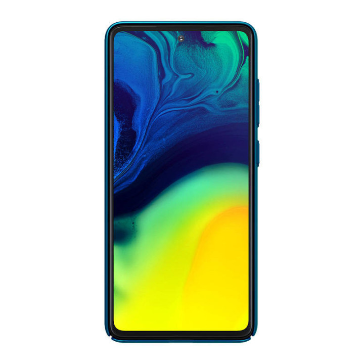 Nillkin Super Frosted Shield Pro dėklas, skirtas Samsung Galaxy A52/A52S 4G/5G (mėlynas)