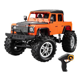 Радиоуправляемая машинка 1:14 Double Eagle (оранжевая) Land Rover Defender (Пикап) E332-003