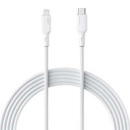 USB-C līdz Lightning kabelis Aukey CB-SCL1, 27 W, 1 m (balts)