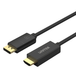 Unitek Kabel DisplayPort 1.2 ja HDMI 4K 60Hz 1,8 m