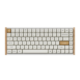 Keychron K2 HE bezvadu RGB miglāja magnētiskā slēdža tastatūra (balta) [K2H-Q1].