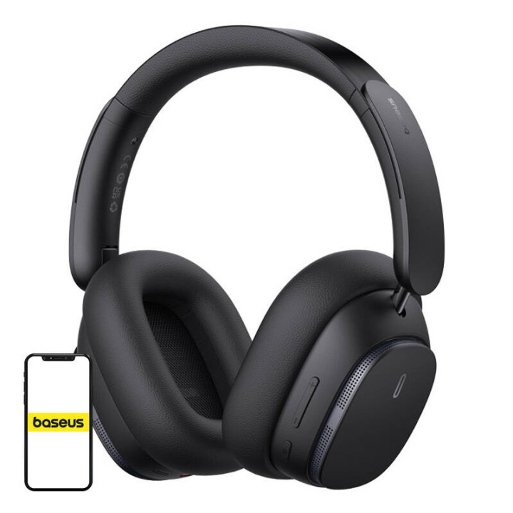 Беспроводные наушники Baseus Bowie H1 Bluetooth 5.2 (черные)