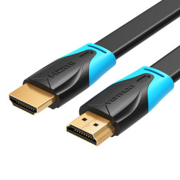 Plakans HDMI kabeļa ventilācijas atvere VAA-B02-L075, 0,75 m, 4K 60 Hz (melns)