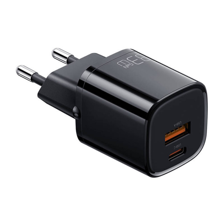Зарядное устройство Mcdodo Nano GaN CH-0151, USB+USB-C, 33Вт (черное)
