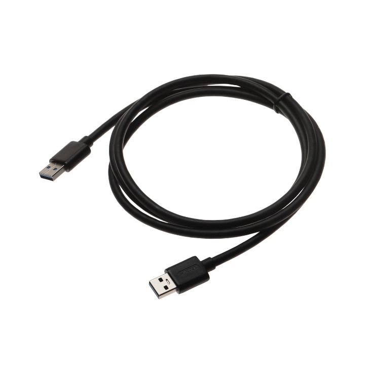 UNITEK C14102BK03-1.5M USB 3.0 A-vīriešu uz A-vīriešu kabelis 1,5m Melns