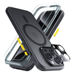 ESR Classic Hybrid (HaloLock) futrālis iPhone 15 Pro Max (melns)