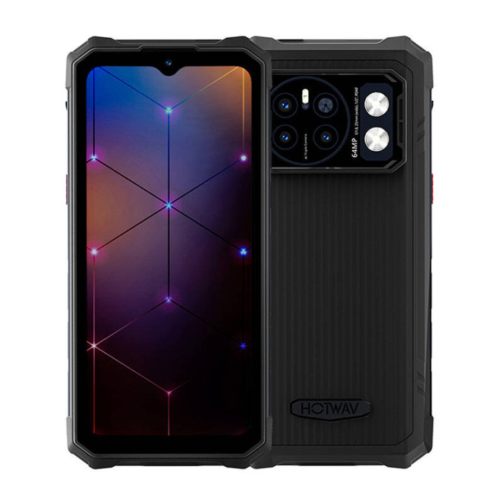 HOTWAV Cyber ​​13 Pro viedtālrunis — 6,6 collu 12+8/256 GB melns